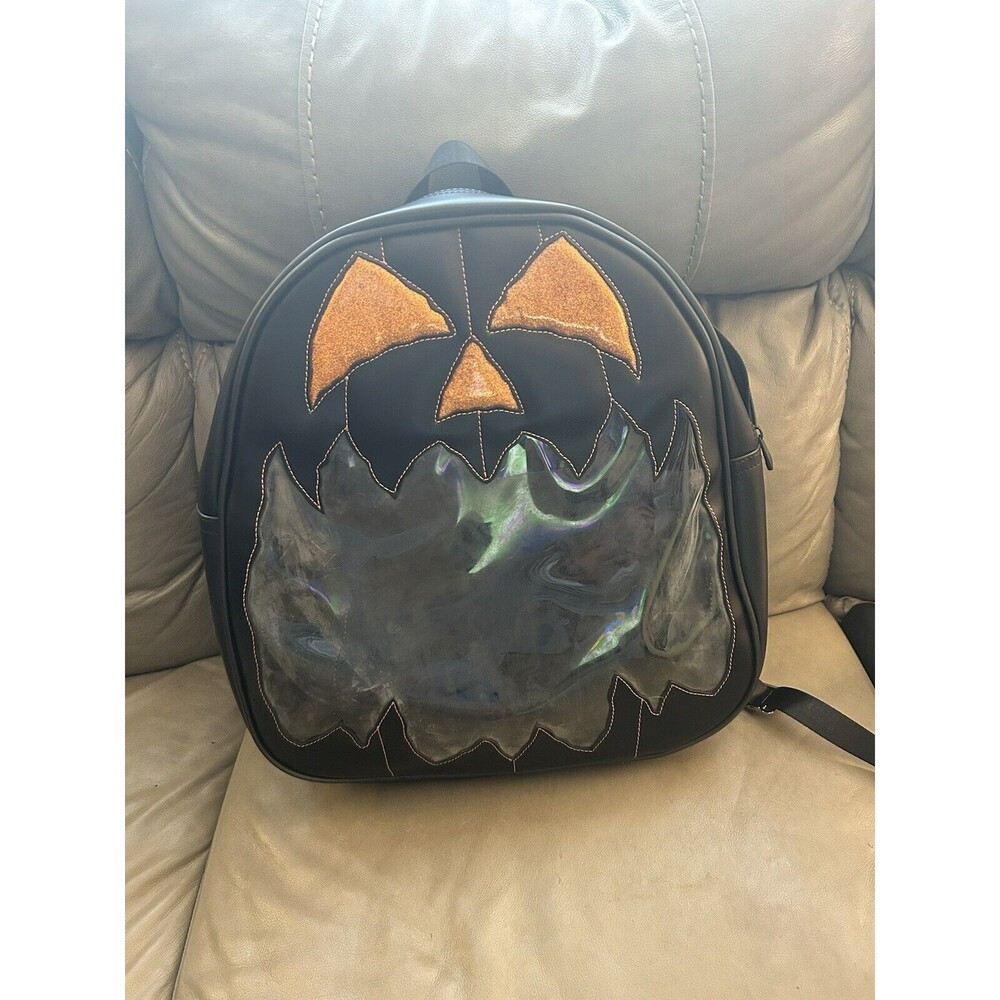 Love Pain and Stitches Pumpkin Kult Display Back Pack New With Tag